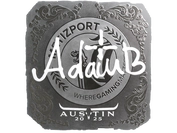 Sticker | adamb (Foil) | Austin 2025 image
