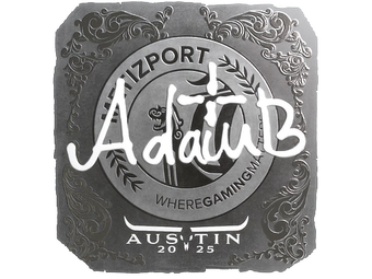 Sticker | adamb (Foil) | Austin 2025 image