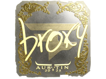 Sticker | broky (Gold) | Austin 2025 image