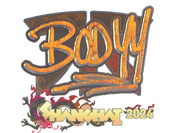 Sticker | bodyy (Holo) | Shanghai 2024 image