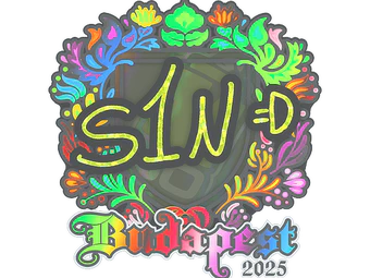 Sticker | s1n (Holo) | Budapest 2025 image
