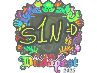 Sticker | s1n (Holo) | Budapest 2025