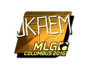 Sticker | jkaem (Gold) | MLG Columbus 2016 image