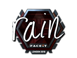 Sticker | rain (Foil) | London 2018 image