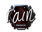 Sticker | rain (Foil) | London 2018 image