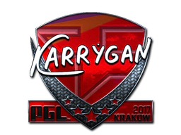 Sticker | karrigan (Foil) | Krakow 2017 image