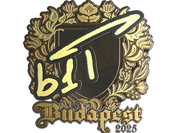 Sticker | b1t (Gold) | Budapest 2025 image
