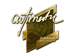 Sticker | autimatic (Gold) | Boston 2018 image