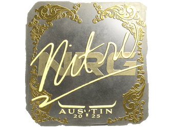 Sticker | nitr0 (Gold) | Austin 2025 image