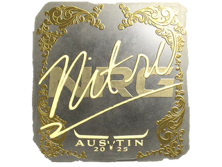Sticker | nitr0 (Gold) | Austin 2025