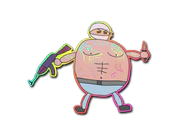 Sticker | Poorly Drawn Terrorist (Holo) image