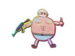 Sticker | Poorly Drawn Terrorist (Holo) image