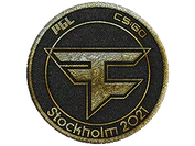 Patch | FaZe Clan (Gold) | Stockholm 2021 image