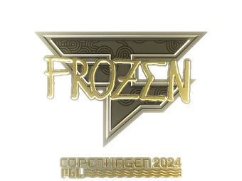 Sticker | frozen (Gold) | Copenhagen 2024 image