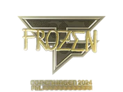 Sticker | frozen (Gold) | Copenhagen 2024 image