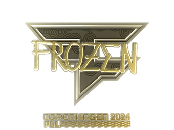Sticker | frozen (Gold) | Copenhagen 2024 image