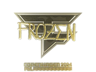 Sticker | frozen (Gold) | Copenhagen 2024