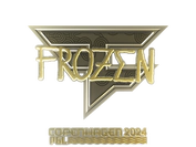 Sticker | frozen (Gold) | Copenhagen 2024 image