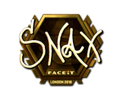 Sticker | Snax (Gold) | London 2018 image