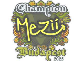 Sticker | mezii (Champion) | Budapest 2025