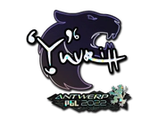 Sticker | yuurih (Glitter) | Antwerp 2022 image