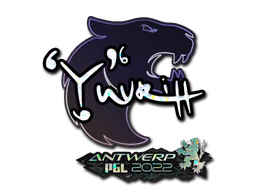 Sticker | yuurih (Glitter) | Antwerp 2022 image