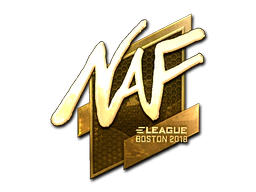 Sticker | NAF (Gold) | Boston 2018 image