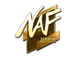 Sticker | NAF (Gold) | Boston 2018 image