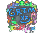 Sticker | Grim (Holo) | Budapest 2025 image