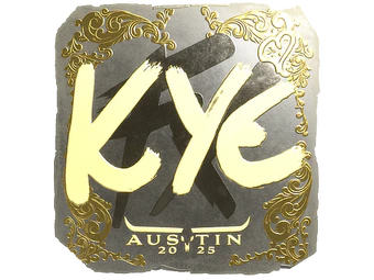 Sticker | kye (Gold) | Austin 2025 image
