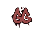 Sealed Graffiti | GGEZ (Blood Red) image