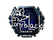 Sticker | tonyblack (Foil) | London 2018 image
