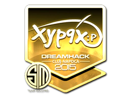 Sticker | Xyp9x (Gold) | Cluj-Napoca 2015 image