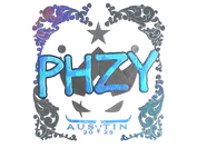 Sticker | phzy (Holo) | Austin 2025 image