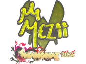 Sticker | mezii (Glitter) | Shanghai 2024 image