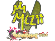 Sticker | mezii (Glitter) | Shanghai 2024 image