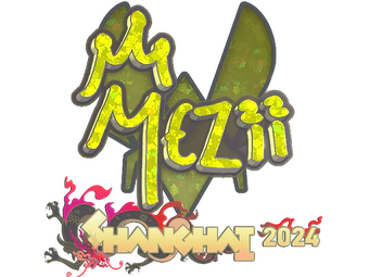 Sticker | mezii (Glitter) | Shanghai 2024 image