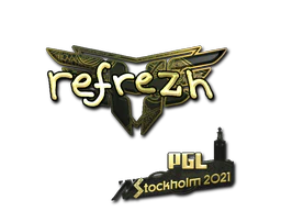 Sticker | refrezh (Gold) | Stockholm 2021 image