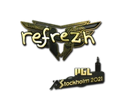 Sticker | refrezh (Gold) | Stockholm 2021 image