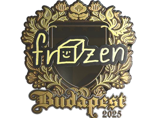 Sticker | frozen (Gold) | Budapest 2025