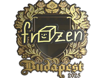 Sticker | frozen (Gold) | Budapest 2025 image