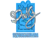 Sticker | dav1g (Glitter) | Copenhagen 2024 image