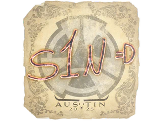 Sticker | s1n | Austin 2025