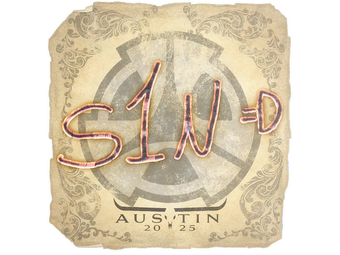 Sticker | s1n | Austin 2025 image