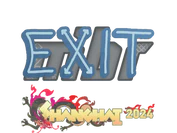 Sticker | exit | Shanghai 2024 image