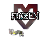 Sticker | frozen (Glitter) | Paris 2023 image