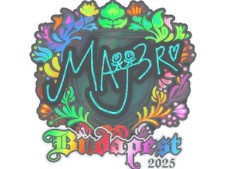 Sticker | MAJ3R (Holo) | Budapest 2025