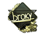Sticker | broky (Gold) | Rio 2022 image