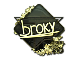 Sticker | broky (Gold) | Rio 2022 image