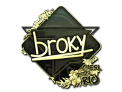 Sticker | broky (Gold) | Rio 2022 image